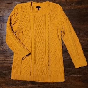 Talbots Mustard Knit Sweater